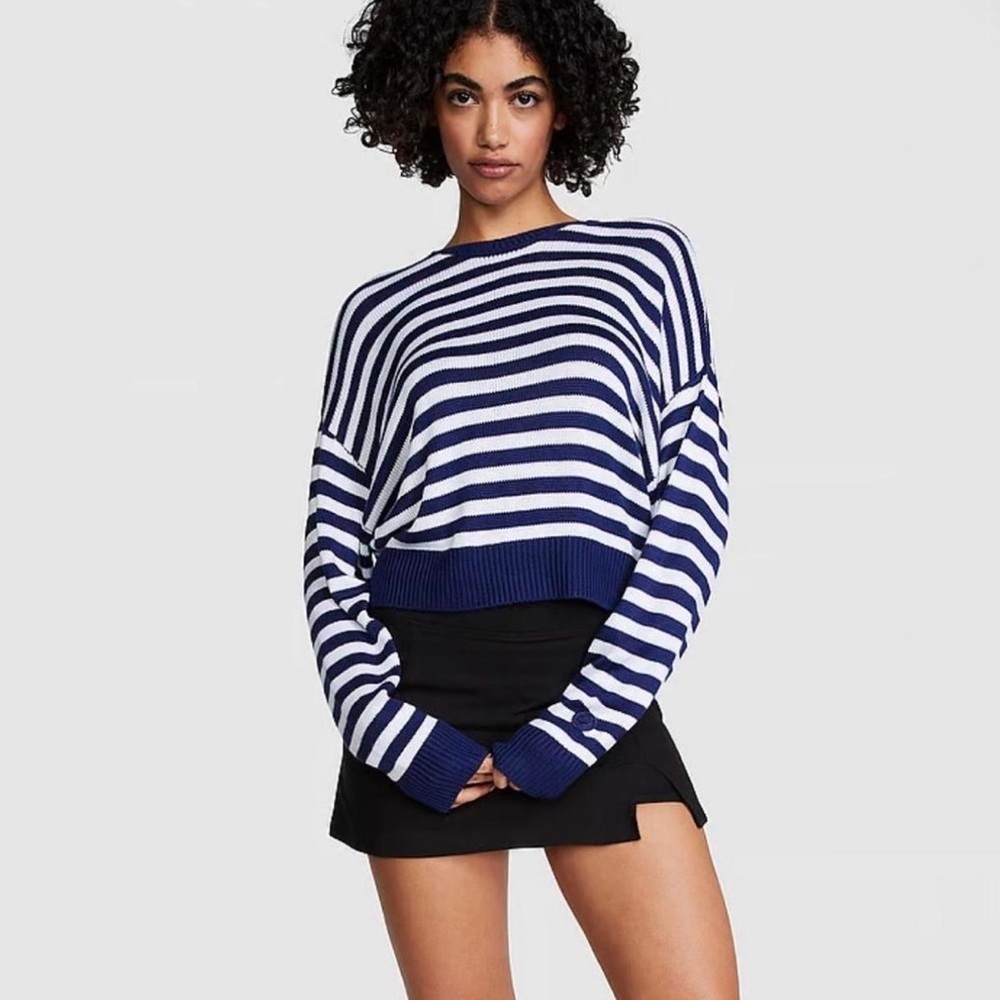 PINK Victoria Secret women’s striped sweater size XXL